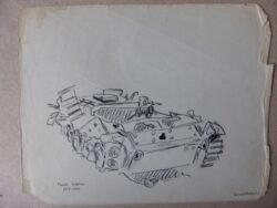 Battle Tank 31 May 1944. Original David Holzman