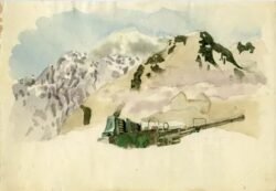 Fighting in the snow