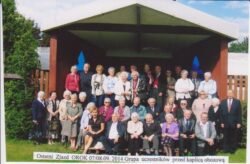 Last OROK convention 7 August 2014. Group of participants in front of the camp chapel